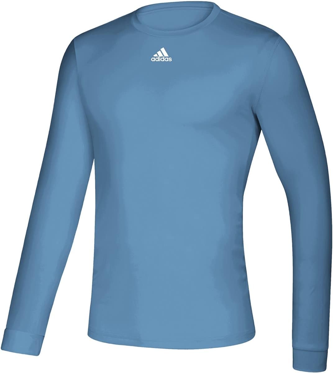 adidas red and white long sleeve