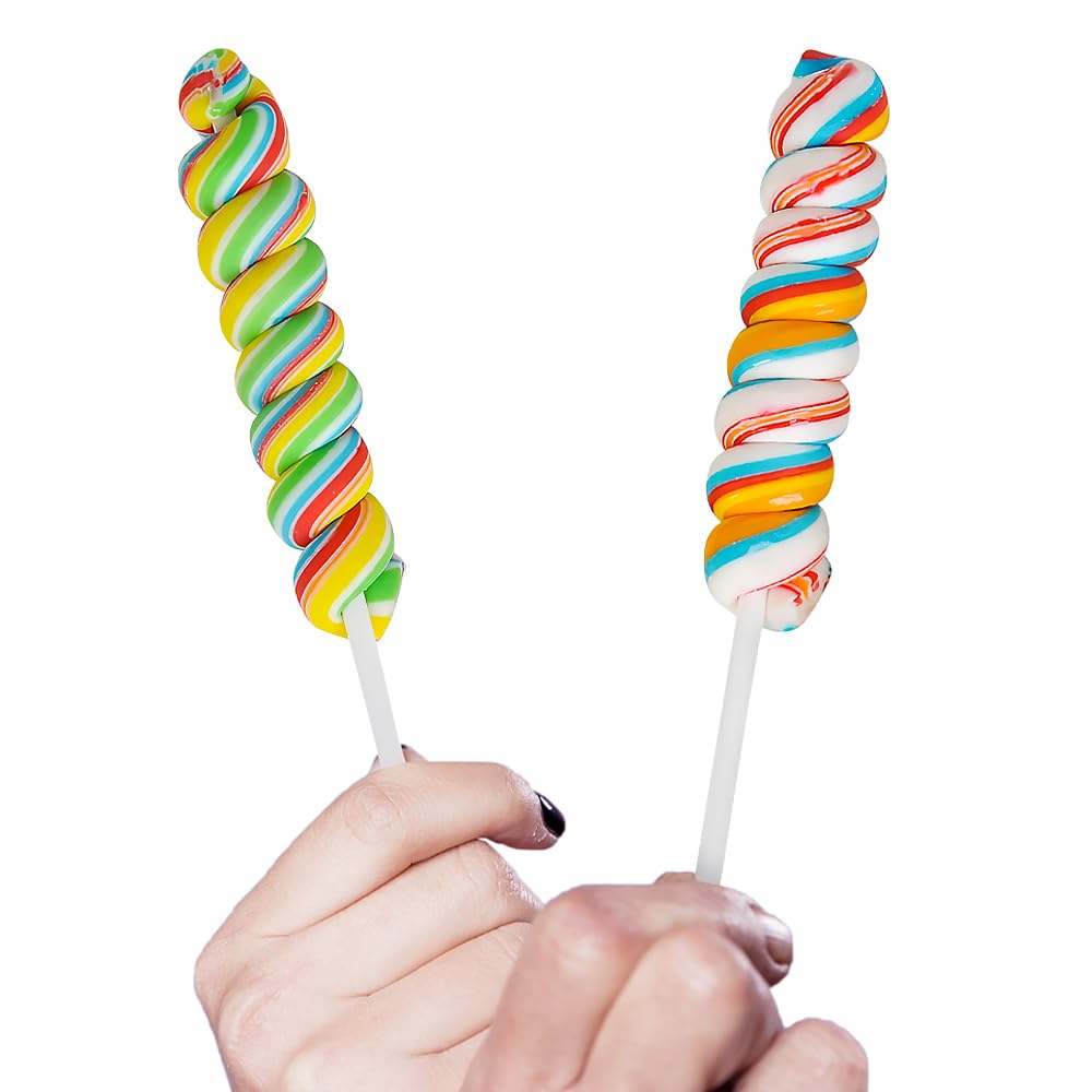 Amazon.com : RIN Twist Lollipops Candy, 12 Count : Suckers And
