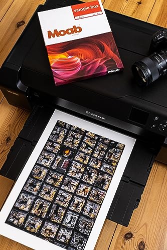 Moab Entrada Rag 100% Cotton Fine Art Archival Inkjet Paper, 2-Sided, Smooth (Hotpress) Bright White Matte, Medium Weight 190gsm, 25 Sheets (13X19)