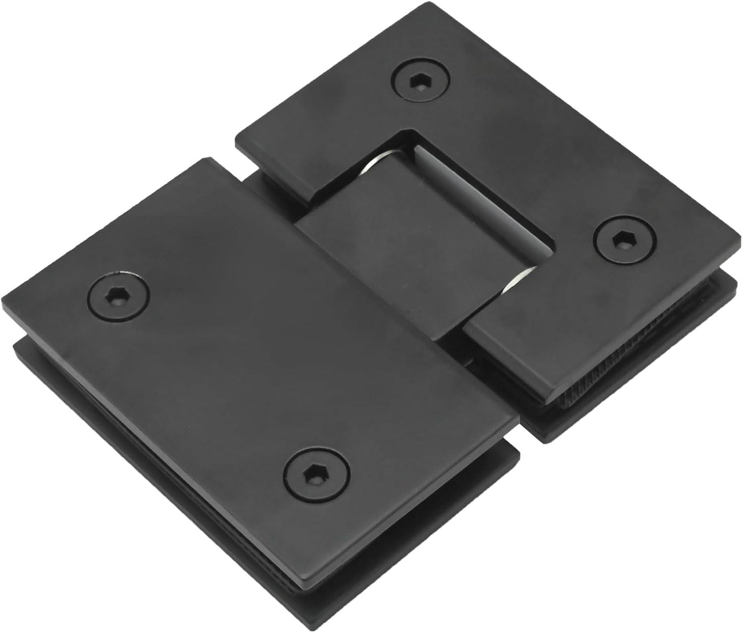 MDEOOSKY 180 Degree Glass Shower Door Hinges, Stainless Steel Cabinet Hinges, Frameless Glass Door Hinges for Glass Doors