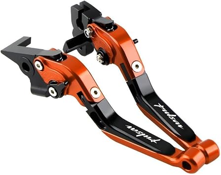 Clutch Brake Lever for BA&JAJ PULSAR200/NS200 PULSAR135 Pulsar 200 NS200 RS200 A Motorcycle CNC Aluminum Foldable Adjustment Clutch Brake Handle Brake and Clutch Lever