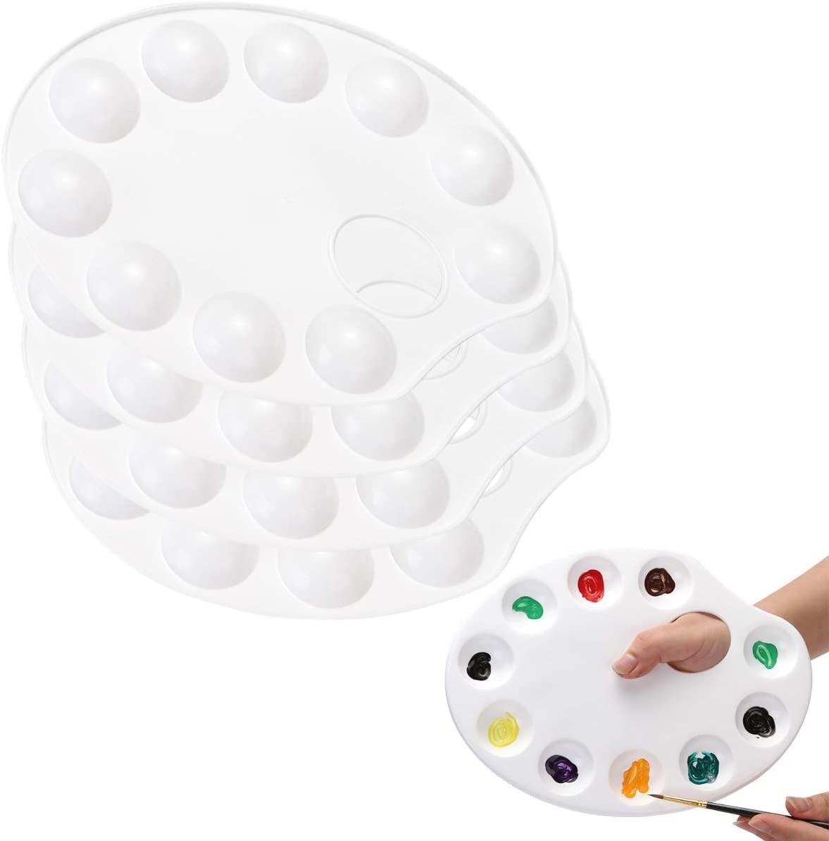 Palette peinture acrylique plastique XMING pour artisanat d'art
