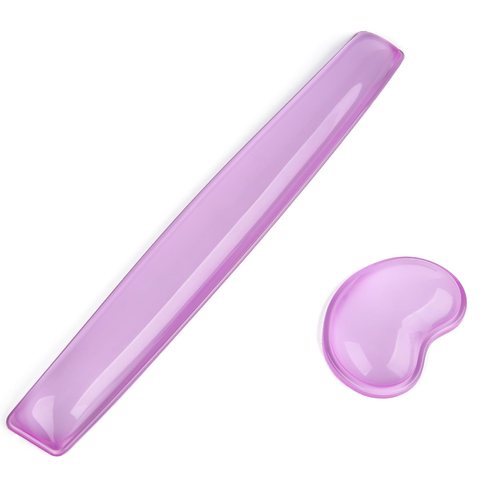 ABRONDA Gel Keyboard & Mouse Wrist Rest Set - Keyboard Wrist Rest Pad & Mouse Support for Office Gaming Pad Computer Laptop Ergonomic Comfortable Pain