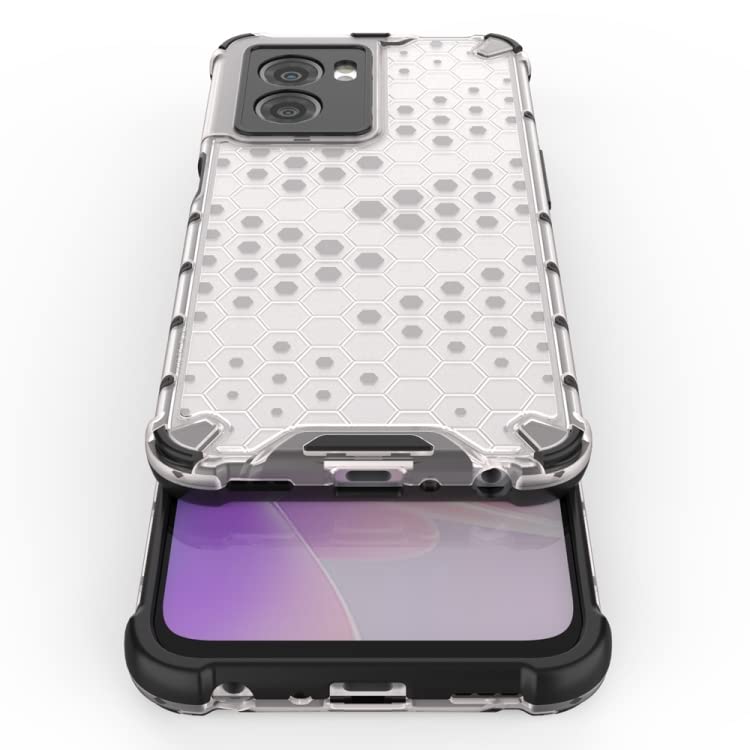 Image of Prime Retail Hard PC Back Case Cover for Oppo A77 5G Anti Slip Ultra Thin Shockproof Reinforced Corners (Transparent)