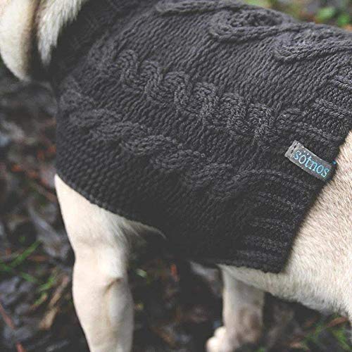 Sotnos Chunky Knit Cable Sweater, X-Large - Image 2