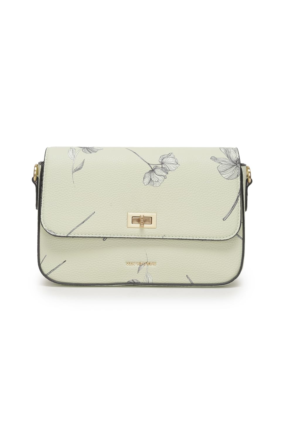 van heusen Women Light Green Print Casual Sling Bag-picture-35