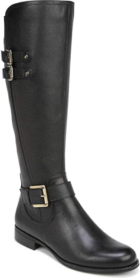 Amazon.com | Naturalizer Womens Jessie Knee High Buckle Detail
