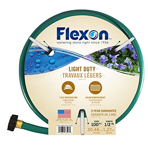 Image of Flexon FR12100CN Light Duty Garden Hose, 100ft, Green