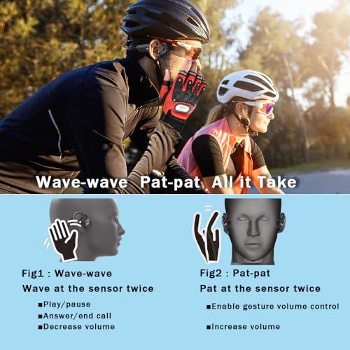 Contortion Headset LaJao Smart AI Gesture Recognition Bone Conduction Headphone Bluetooth ...
