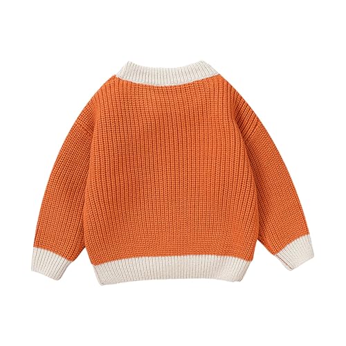 Toddler Halloween Ghost Sweater Boys Girls Chunky Knit Crewneck Sweatshirt Pullover Fall Winter Party Casual Clothes4
