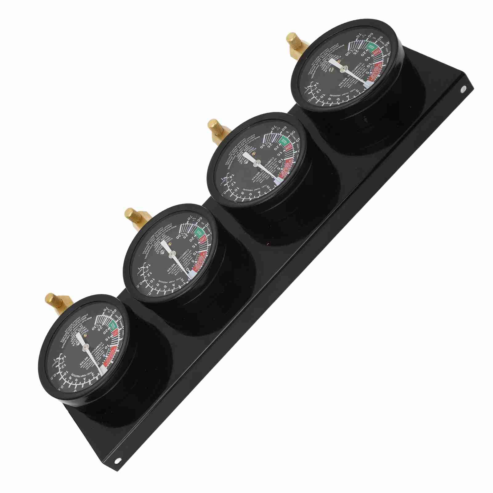 Kit de herramientas de calibre sincronizador de carburador al vacío con 4 mangueras de goma para herramienta de sincronización de carburador de motocicleta de 4 cilindros fácil