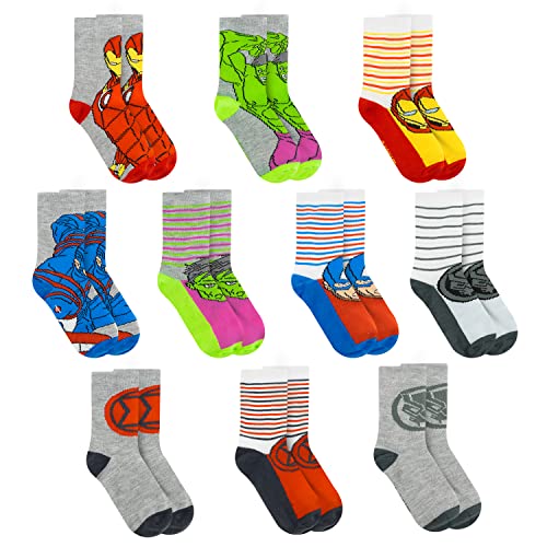 Marvel Legends Superhero Boys Socks Toddler Kids Socks Quality Made & Toddler Boys Avenger Sock