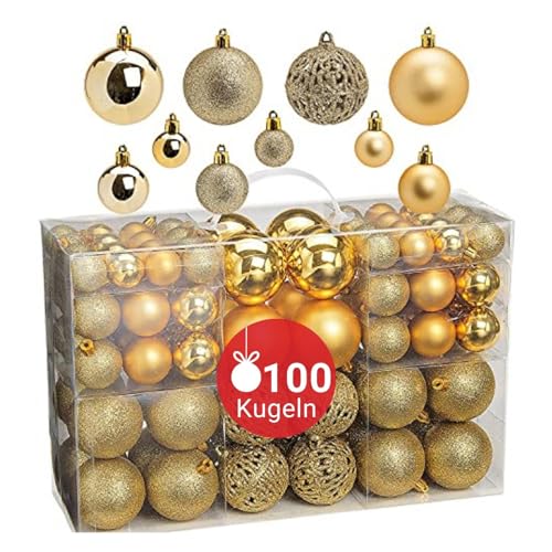 WOMA Christbaumkugeln Set Gold & 22 weiteren Farben - 50er & 100er...