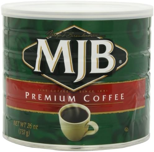 MJB Coffee, Premium Blend Ground Coffee, Light Roast, 26 Ounce