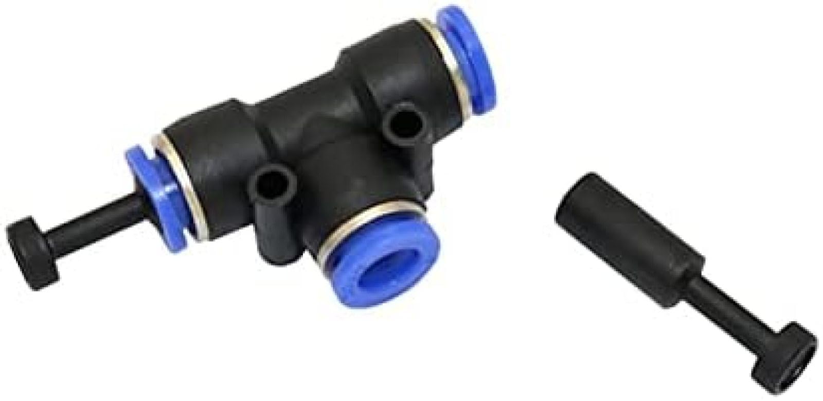 Connettore Tubo Da Giardino Blocco Scorrevole Connettore Rapido Tappo Estremità Serra Agricola Serra Irrigazione Nebbia Sistema di Raffreddamento Connettore Strumento di Chiusura 20 Pezzi,Bl
