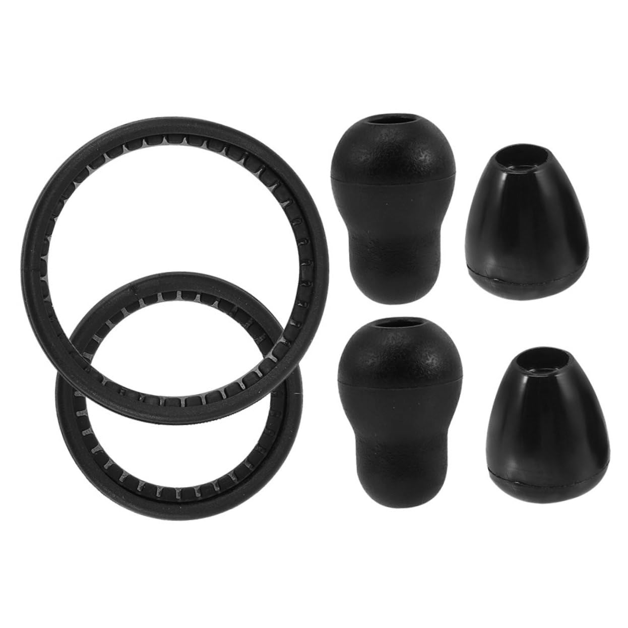 PRETYZOOM 8 Juegos Accesorios Para Estetoscopios Partes Enchufe De Oído Consejos Equipo Reemplazo Piezas De Repuesto Pequeño Cubierta De Campana Cubierta Del Diafragma Educación Física Black