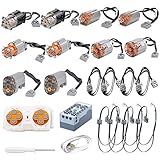 lego power functions fernbedienung Die Originalteile wurden von Mouldking geliefert, insgesamt 19 Teile, darunter 2 Hochgeschwindigkeits-L-Motoren, 2 XL-Motoren, 2 L-Motoren, 2 M-Motoren, 2 Servomotoren, 1 Lithiumbatterie (graue oder schwarze Farbe zufällig), 1 Ladeladung , 1 2.4G Bluetooth-Multifunktionsfernbedienung, 4 Lichtkabel, 4 Lichtkabel.
