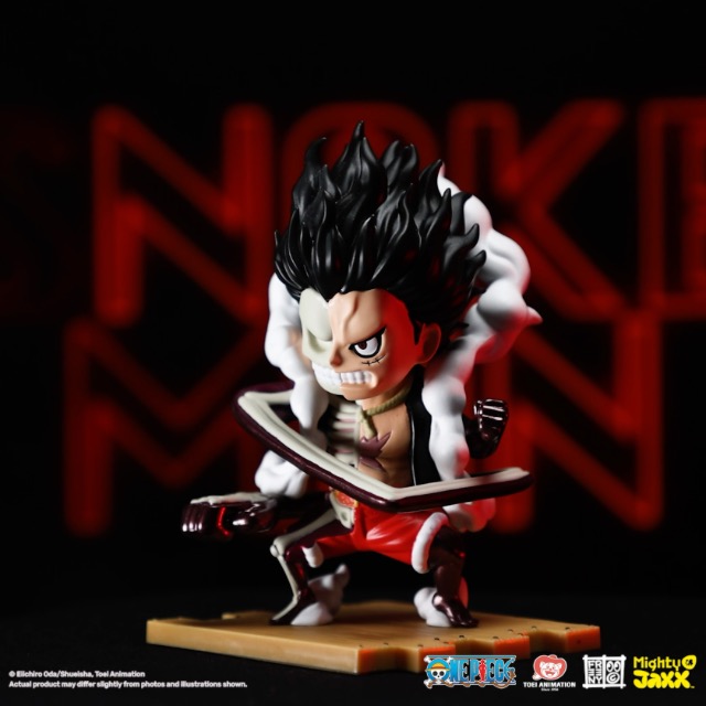 Mighty Jaxx One Piece Hidden Dissectibles Serie 6 – Bandeja De 6 Figuras De Luffy (Edición Gears), Sin Duplicados, Caja Sorpresa