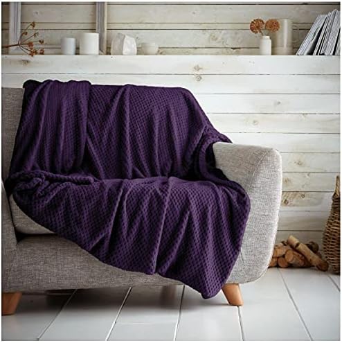 Teddy Soft Throw, Fluffy Blankets For Sofas OR Settees, Luxury Sofa Throws, Aqua, 150X200 Cm