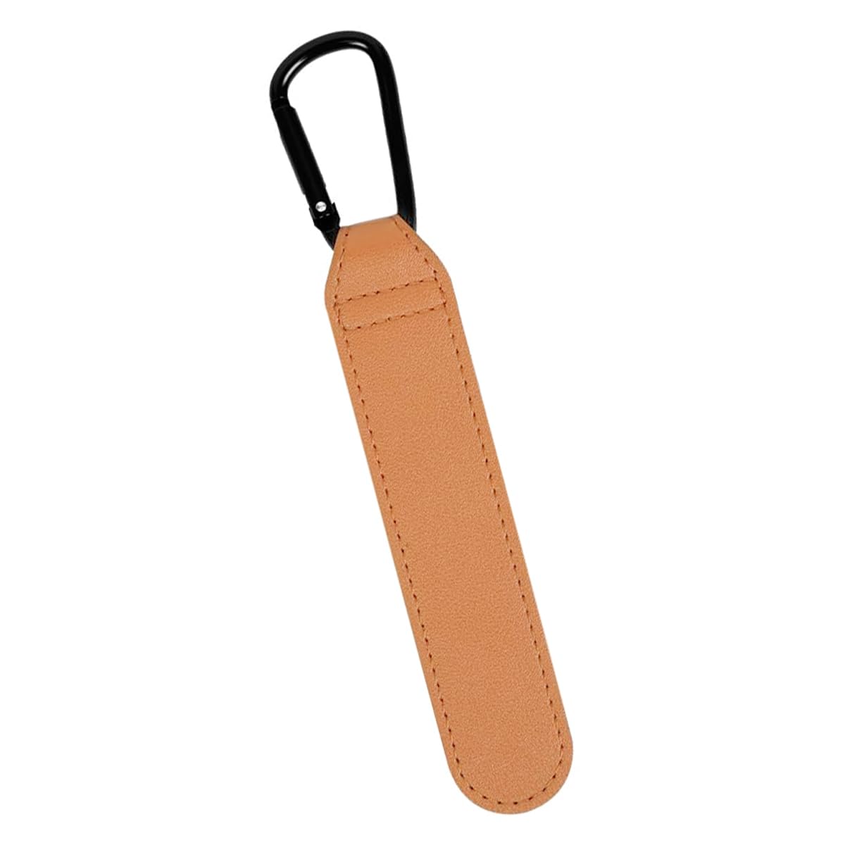 Gurtt Pack of 4 Pram Hooks Carabiner Hook for Pram Bag Changing Bag Hanging Brown - Image 2