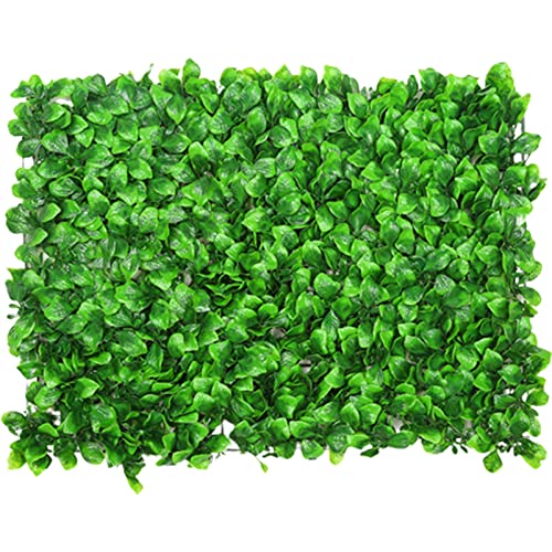 Panneaux de buis artificiels x12 pour haie topiaire extérieure et mur végétal de jardin