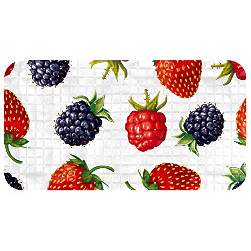 Alfombrilla de ducha Bennigiry pequeña de frutas dulces para evitar resbalones en bañeras 2
