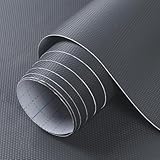 Adhesive Shelf Liner for Kitchen Cabinet, Gray...