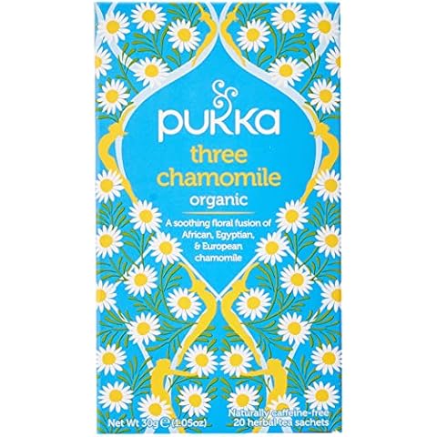 Pukka Herbs Three Chamomile Organic Tea Cover