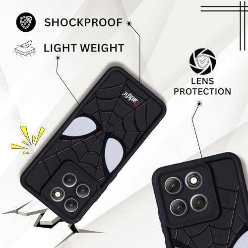 Image of DARKFIT Back Case Cover Compatible for Motorola G86 5G | Silicone Case | Camera & Body Protection| Shock Proof | for Motorola G86 | Color Black