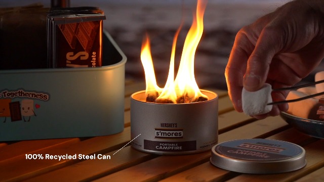 Amazon.com : HERSHEY'S S'mores Portable Campfire : Patio, Lawn