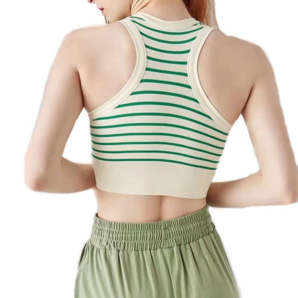 HSQMA Canotta Sportiva da Donna Senza Maniche Top, Maglietta da Corsa Traspirante for Palestra da Allenamento Yoga, Top Yoga，Camicia Sportiva da Donna