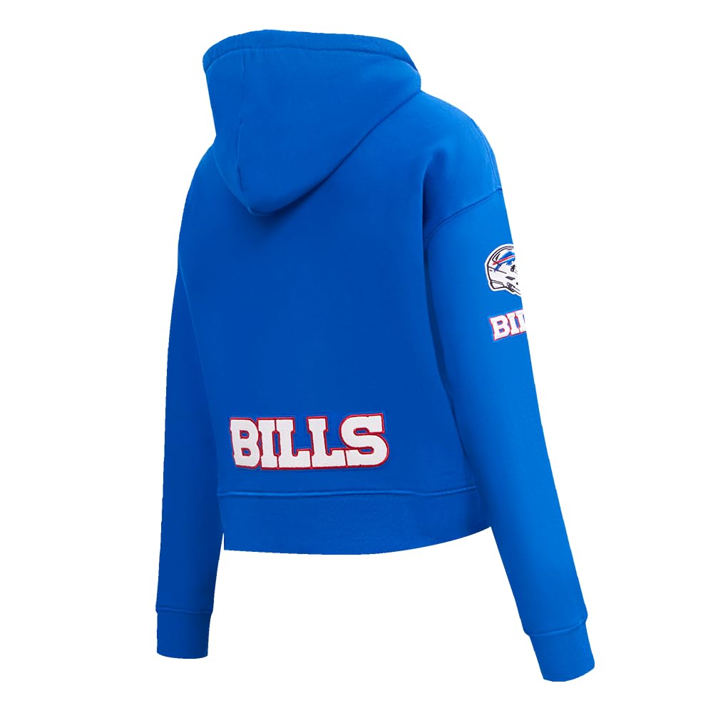Pro Standard Damen Womens NFL Classic Chenille Brushed Back French Terry Cropped Pullover Hoodie Mit Kapuze Sweatshirt (1er Pack)