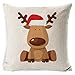 Yidaxing 4 Pack Funda De Almohada De Navidad, Feliz Navidad Encantador Papá...