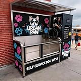 Outdoor-Selbstbedienungs-Hundewaschmaschine, kommerzielle Haustier-Badestation mit verstellbarem Wasserspray, Schaumshampoo und Trockner für Campingplätze, Tiergeschäfte und Wohnungskomplexe