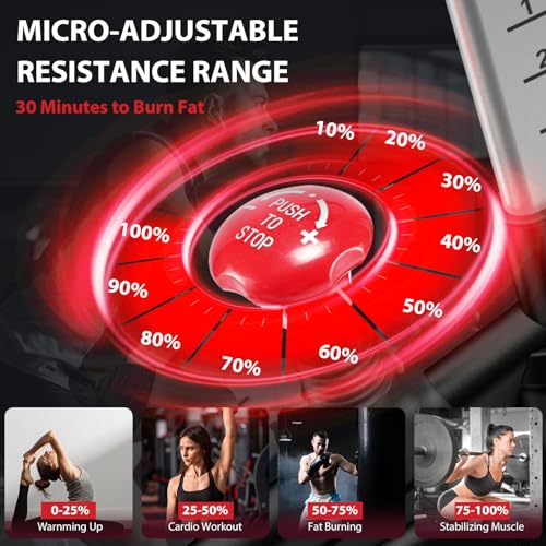 Advamsoler Exercise Bike for Home Gym Use, Indoor Cycling Spin Bike with LCD Display & Tablet Holder, Quiet Stationary Bike for Fitness Cardio Workout - Image 5