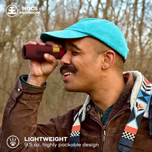 Image of Nocs Provisions Zoom Tube 8x32 Monocular, Bird Watching & Backpacking | 8X Magnification Telescope, Bak4 Prism, Wide Field of View for Wildlife Viewing