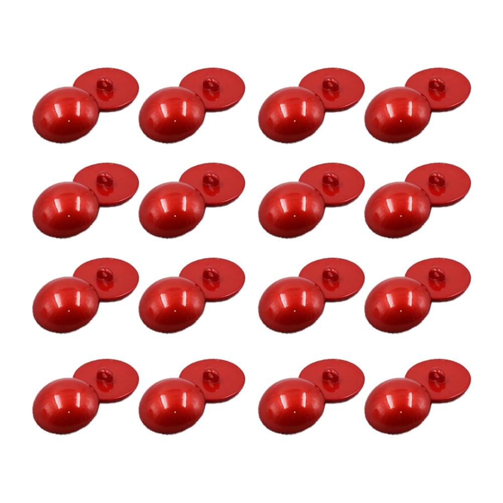 Bead Buttons Domed Children's Buttons Hemispherical Eyelets Resin Plastic Buttons DIY Crafts Shirts Wool Coats Sewing Craft Decorative Hemisphere Sewing Buttons with Shaft Mushroom Shape