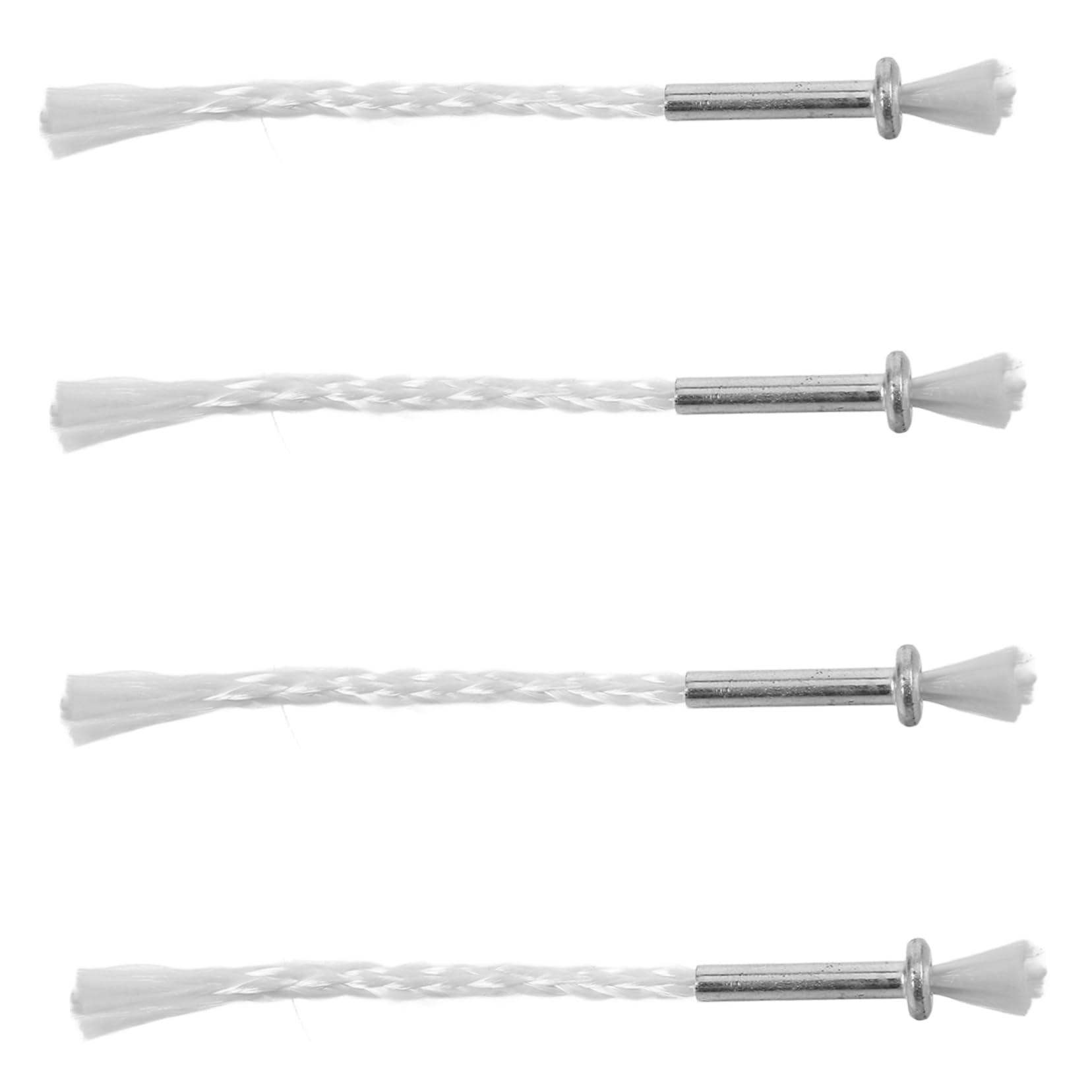 ERINGOGO 4pcs Oil Lamp Wicks for Burner Wick Replacement for Kerosene Lamp Iron Head Garden Lighting Accessories