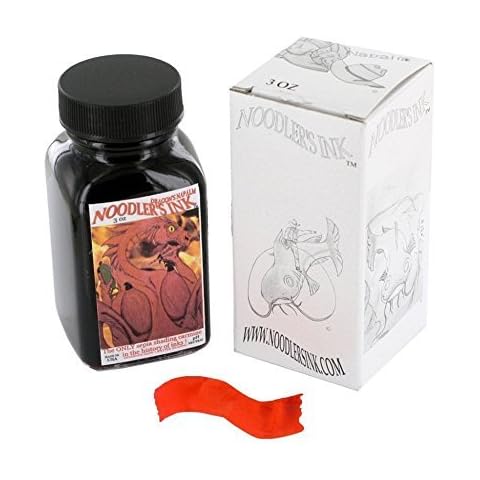 Noodler's Ink Fountain Pen Bottled Ink, 3oz, Dragons Napalm Red by Noodler's Cover