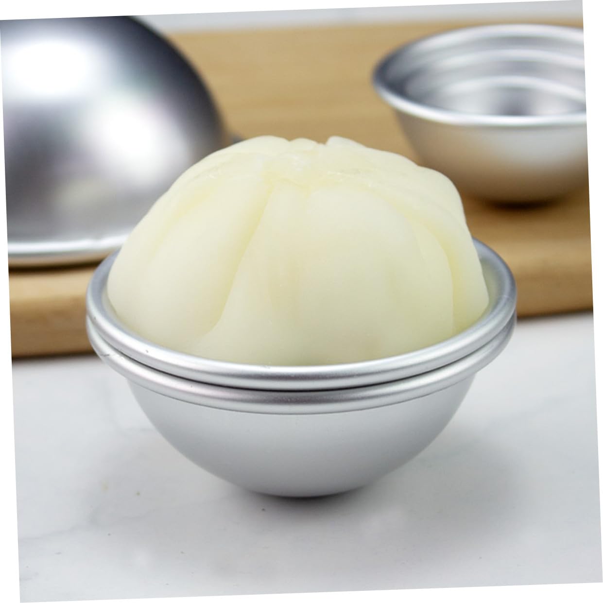 Abaodam 12pezzi Stampo Alluminio Per Pudding e Dessert Mousse Cake e Budini Utensili Da Cucina Per Facile Da Pulire e Uso Versatile