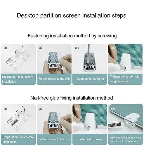 Cloison de séparation pour bureau à domicile écran isolant phonique gris foncé - 7