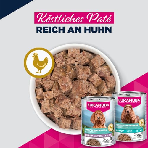 Eukanuba Sensitive Digestion Nassfutter für ausgewachsene Hunde, 6 x 400 g – Ansicht 4