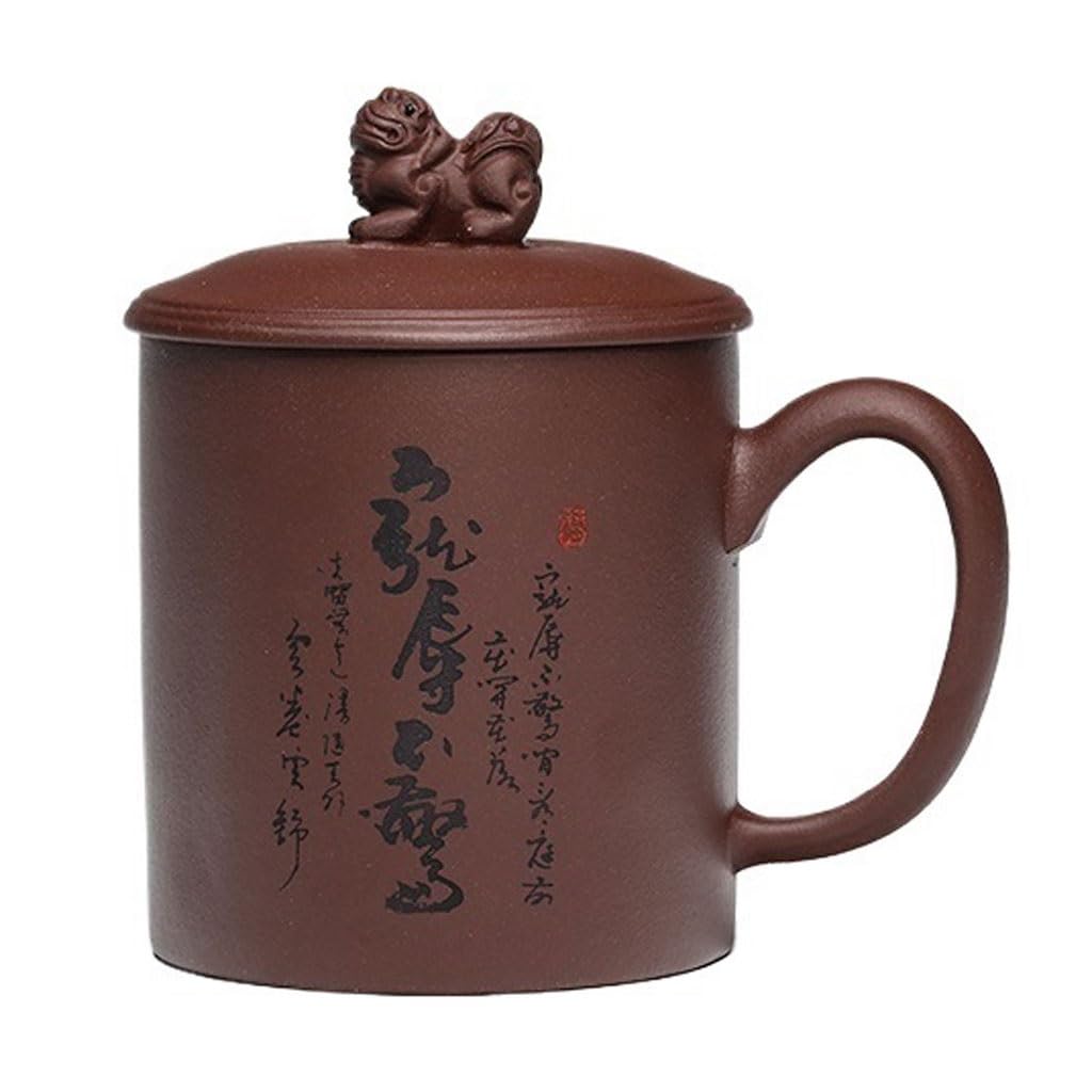 Filiżanki Matcha 480 ml z sitkiem do herbaty fioletowy piasek filiżanka do herbaty filtr separacja wody herbata zaparzająca kubek męski ręcznie robiony zestaw do herbaty kubek do herbaty kubek do