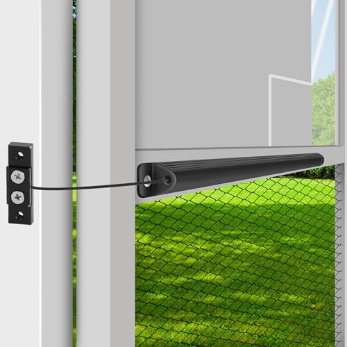Image of TonGass 17 inch Universal Fit Aluminum Automatic RV Screen Door Closer Kit