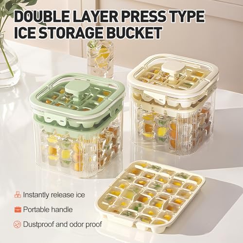 Hielera portátil con 2 paquetes de hielo y bandejas dobles miniatura 2