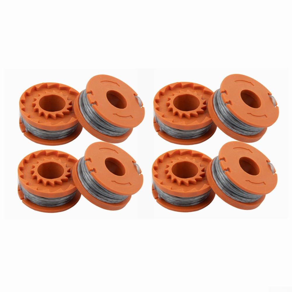 EpheyFIF Strimmer Spool Line Replacement, for POWERBASE N0F-GT-300/20-E Spool & Line for Trimmer, Trimmer Spool And Line Replacement(8pcs)