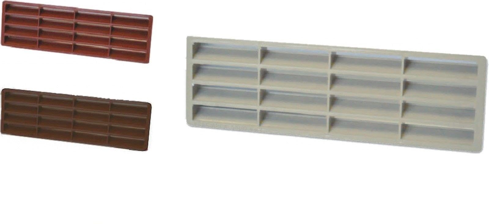 Swiftair Flat/Rectangular Ducting 110 X 54 For Ventilation Extractor Fans Heat Recovery (45010 - Slimline Air Brick Terracotta 205 X 60)