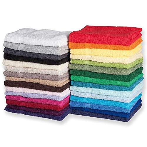 beSunshine Multi-Buy Premium 100% Egyptian Cotton Terry Tea Towels Kitchen Dish Towels Extra Absorbent (Random, 6)