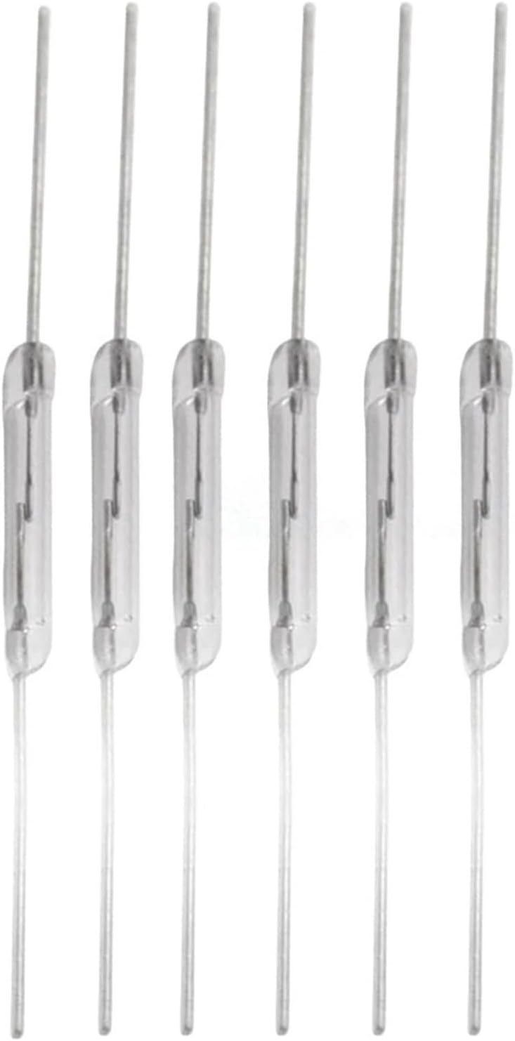 10-50Pcs Normally Open Magnetic Induction Switch Vibration-Resistance Electronic N/O Switch 2 * 14mm N/O Switchs(10pcs)