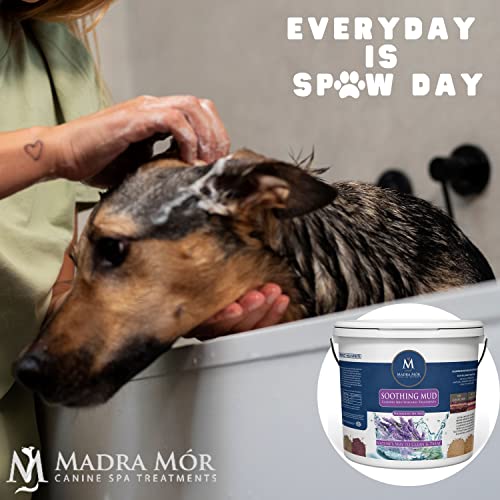 Image of Madra Mor Soothing Dog Essentials Mud Bath | Dog Bath Dog Hot Spot Treatment for Dog Allergy & Dog Itch Relief | Dog Coat Skin Care Products | 7.5lb Pail w Worldwide Nutrition Multi Purpose Key Chain